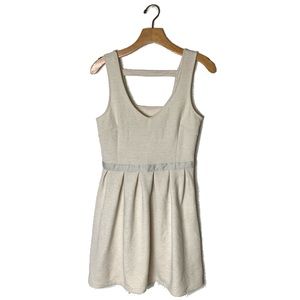 AMERICAN EAGLE OUTFITTERS beige skater dress